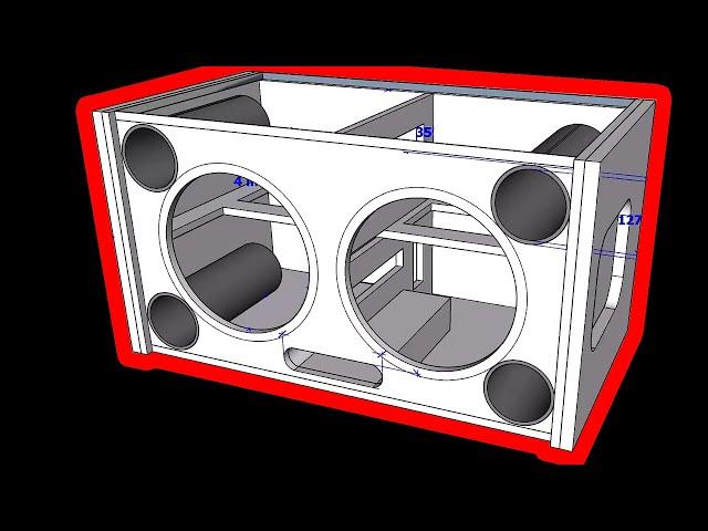 [PLAN]15" DUAL 600-HP SUB Bassreflex