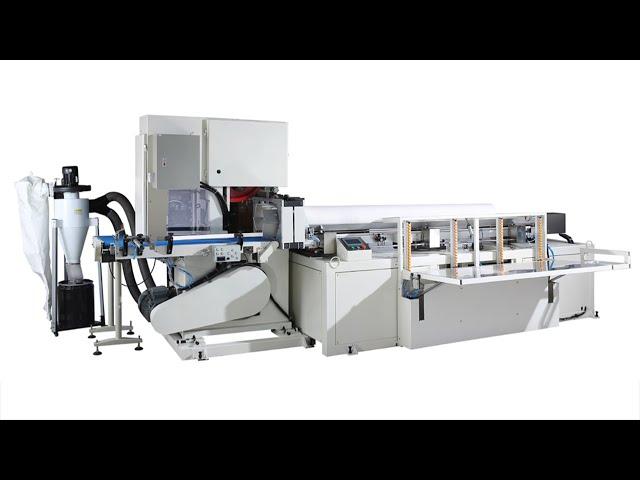 Automatic maxi roll paper band saw cutting machine for Slovakia