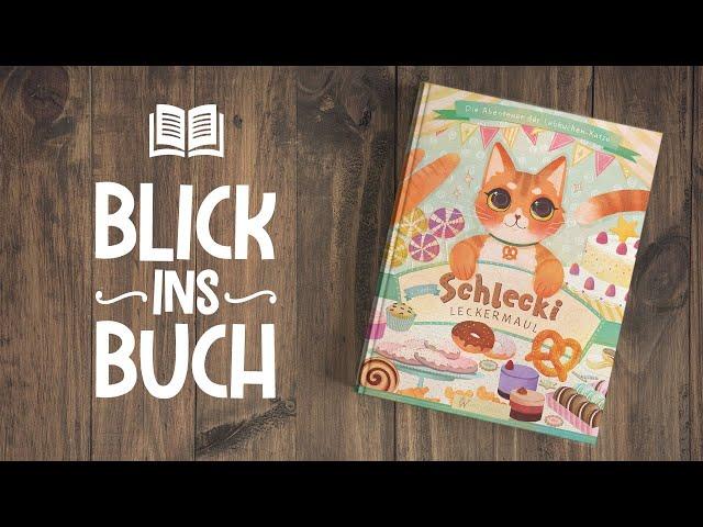 Schlecki Leckermaul - Die Abenteuer der Lebkuchen-Katze - Blick ins Buch - Katzenbuch - Kinderbuch