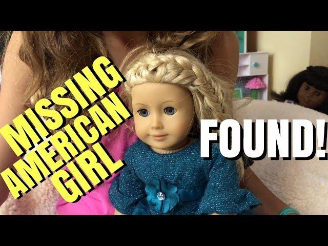 Missing American Girl Doll FOUND!!!