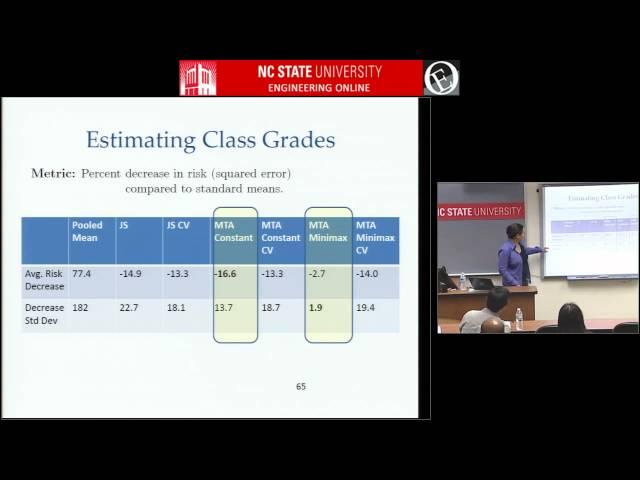 ECE 804 - Dr Maya Gupta -Stein Paradox and Multi-task Averaging