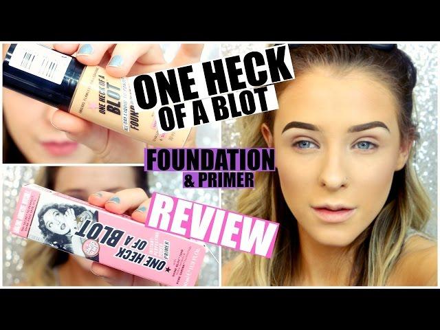 FAIL! 'ONE HECK OF A BLOT' FOUNDATION & PRIMER REVIEW!!! ▷ SOAP & GLORY