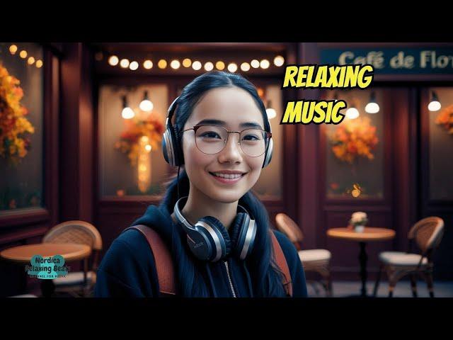 Chill Jazz Beats for Stress-Free Study and Work at an Autumn Café 