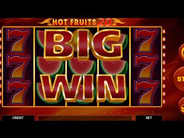 HOT FRUITS 20 CASINO BIG WIN IN HIGH LIMITE SLOTS محبوبة الملايين تفرح بينا للنهاية