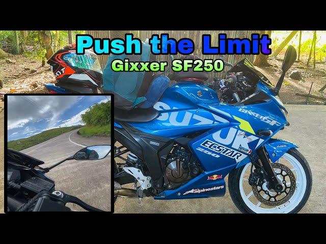 #gixxersf250 | pushing the limit