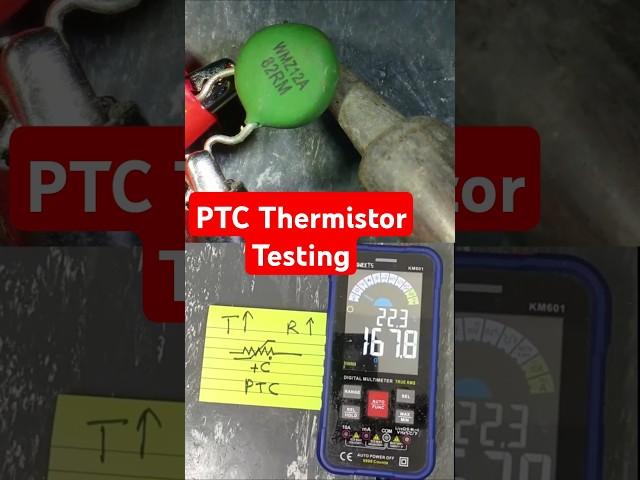 What is a PTC Thermistor? | How to Test a PTC Thermistor  #Shorts