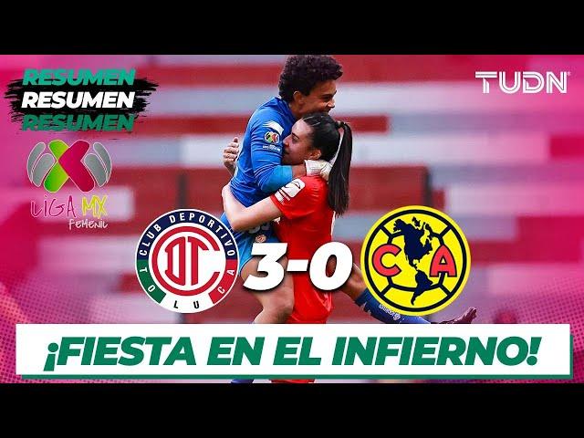 Resumen y goles | Toluca 3-0 América | Liga Mx Femenil-CL2024 J9 | TUDN