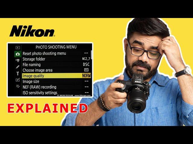 Nikon Settings for Photography “Photo Shooting Menu” (फोटो शूटिंग मेनू ) in Detail!