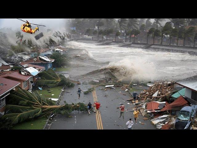 France now: Hurricane Dikeledi hits Mayotte island, causing buildings to collapse-floods-landslides