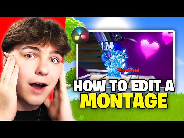 How to Edit INSANE Fortnite Montages for FREE! | Davinci Resolve Tutorial (2024)