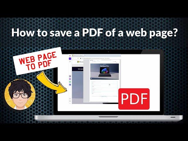 How to save a PDF of a web page? | Web page To PDF