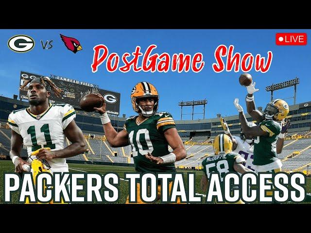 LIVE Green Bay Packers Postgame Show | Packers Total Access | Packers vs Cardinals Highlights