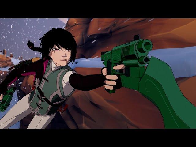 Ren, Yang & Jaune vs. Grimm Hound | RWBY V8 | (Fight Clip) [4K]