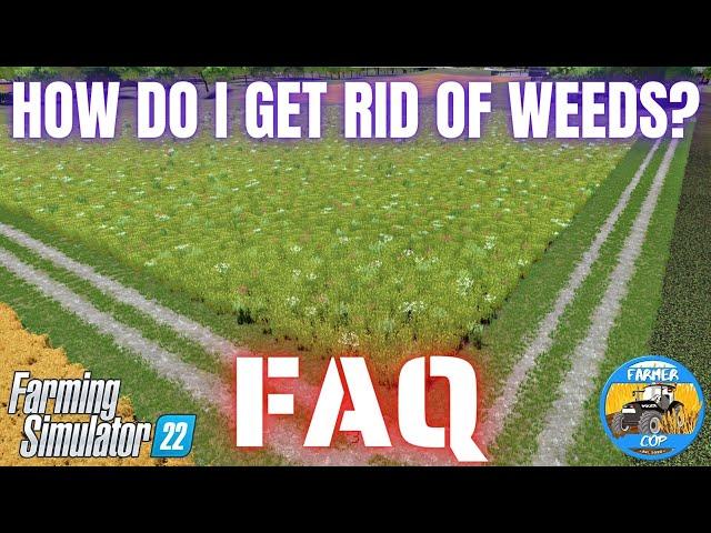 How do I get rid of weeds? - FAQ 3 - Farming Simulator 22