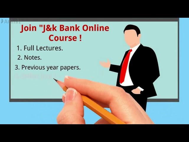 J&K Bank Online Course 2018-19 !