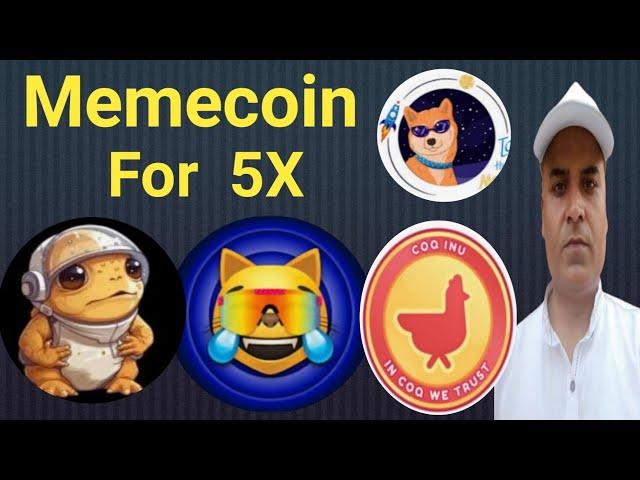 Meme Coin For 5X  COQ,  TURBO, MOG, MEME || Crazy Crypto Mintoo