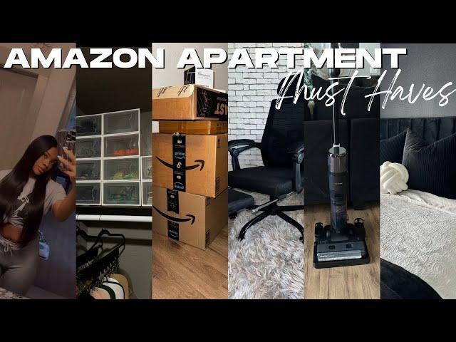 AMAZON APARTMENT ESSENTIALS/MUST HAVES to Elevate your home | THINGS YOU NEED 2024 + mini tour