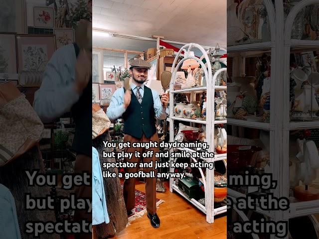 Ever been caught daydreaming? lol #vintagefashion #menswear #vintage #style