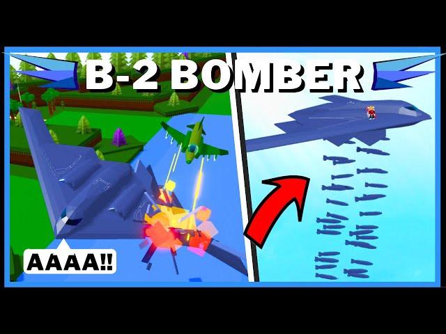 Destructive B-2 SPIRIT BOMBER! (1,000,000 CARPET BOMBING) In Build A Boat For Treasure ROBLOX