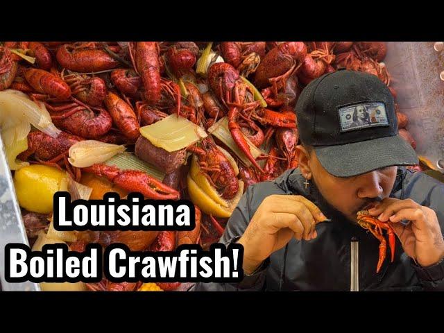 How To Make Louisiana Boiled Crawfish | Southern Cooking | Chef AldenB