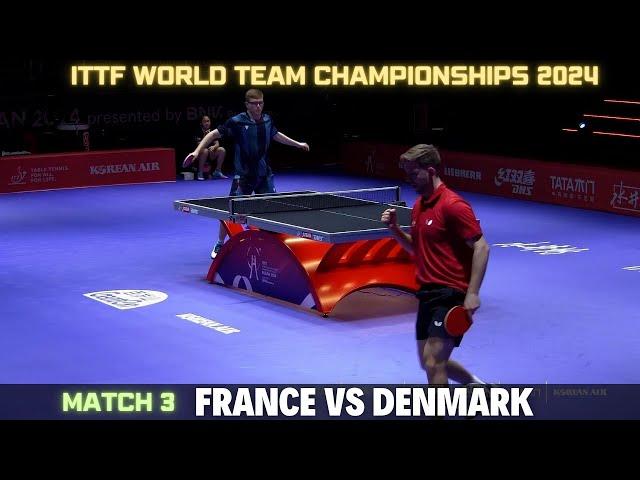 Alexis Lebrun vs Tobias Rasmussen | ITTF World Team Table Tennis Championships Finals Busan 2024