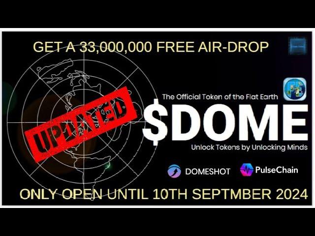 Did you get your 33 Million? DOMESHOT on the Pulse Chain network -   Can't see tokens?  Use my guide