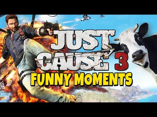 Just Cause 3 - Funny Moments - Yust Cows 3