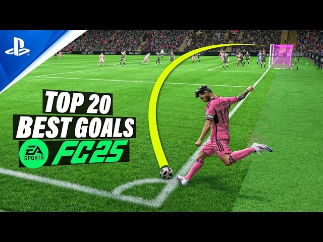 FC 25 | TOP 20 GOALS | PS5 4K