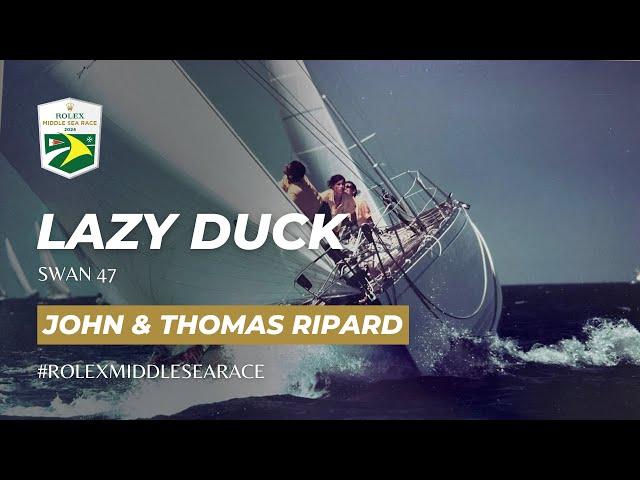 Rolex Middle Sea Race 2024 | SWAN 47 Lazy Duck - John and Thomas Ripard