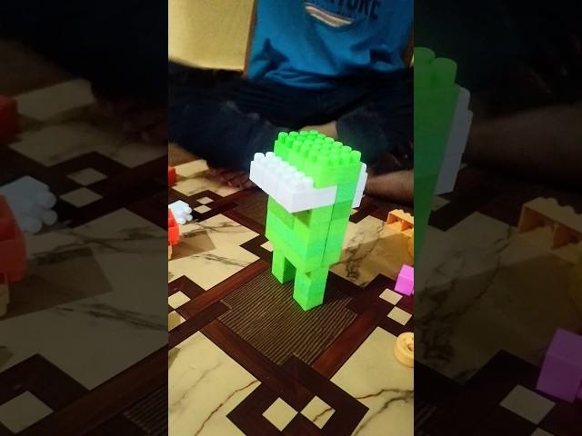 Satisfaction DIY among us/Building Blocks #shortsfeed #shorts #amongus   #buildingblocks