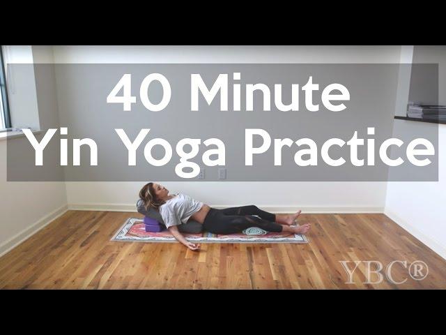 Relaxing Yin Yoga - 40 Minute Practice