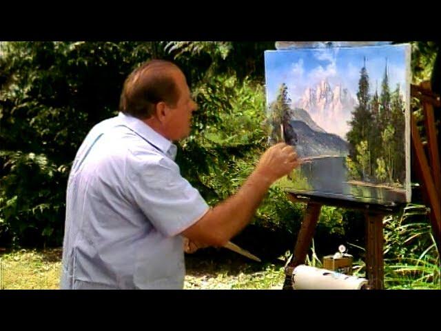 Mountain River - Learn How To Paint A Mountain Lake Scene In Oil - Step By Step Tutorial