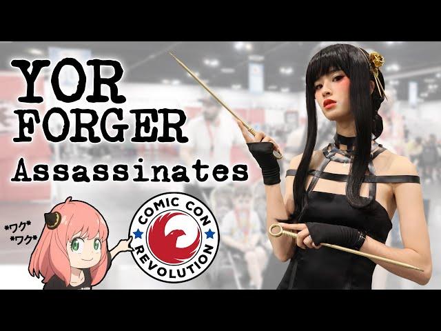 Yor Forger Assassinates Comic Con Revolution 2022 ft. Lucky Lai