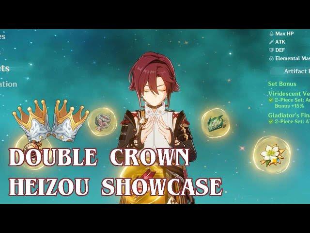 DOUBLE CROWN HEIZOU SHOWCASE (w/ unbuilt supports)