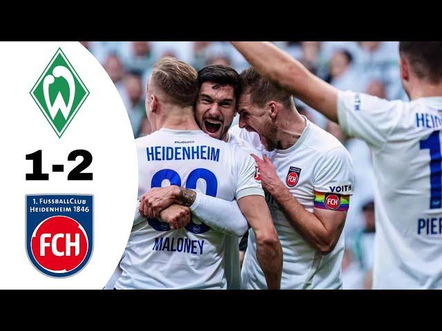 Werder Bremen VS FC Heidenheim 1-2 Highlights | Bundesliga 2023/2024