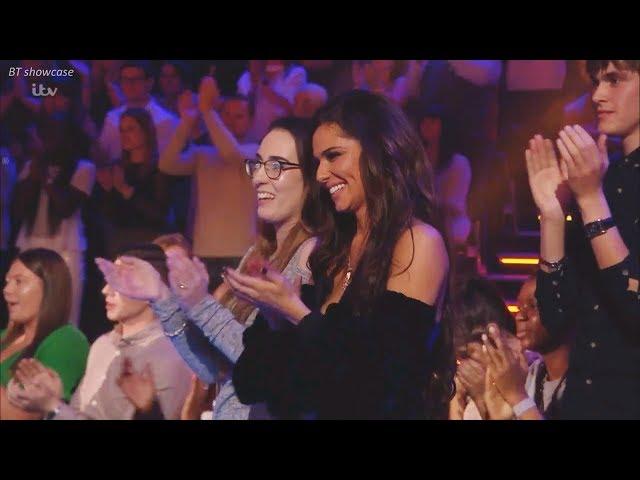 Cheryl in the Audience Interview & Cheering for Liam Payne X Factor UK 2017