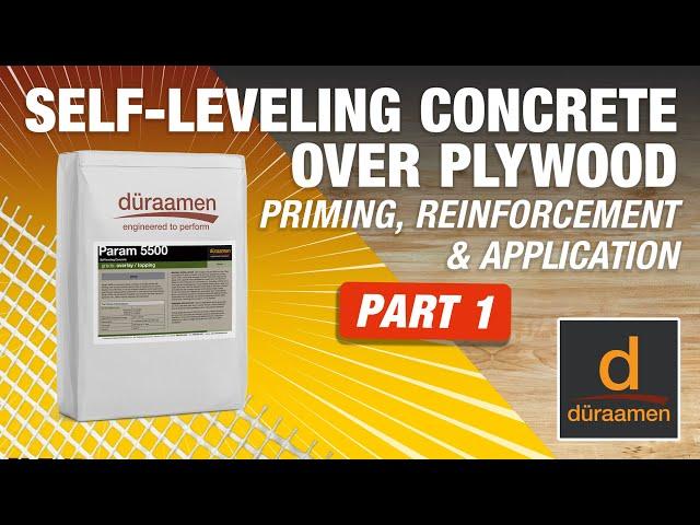 Step-by-Step Self-Leveling Concrete Installation on Plywood with Spiderlath - Part 1