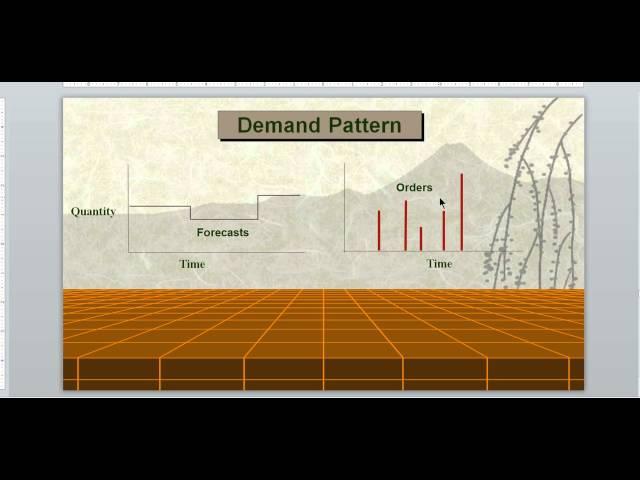 Production Planning & Scheduling with Excel #3 - Demand Management Concepts
