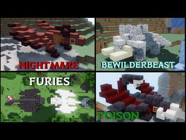 Minecraft: How to Train your Dragon Builds!