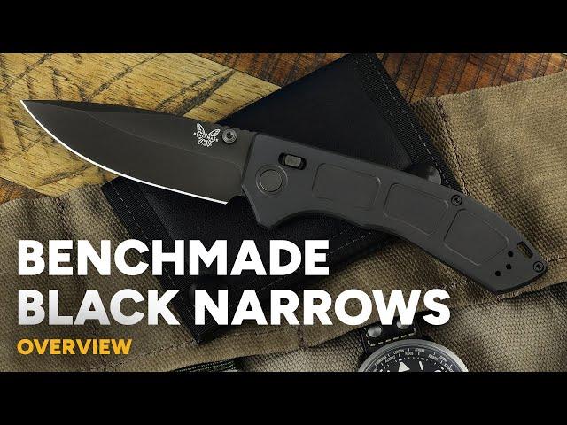 Benchmade Narrows Black DLC - M390 Titanium Knife Overview