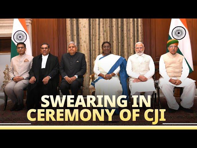 PM attends swearing in ceremony of Chief Justice of India, Justice Sanjiv Khanna