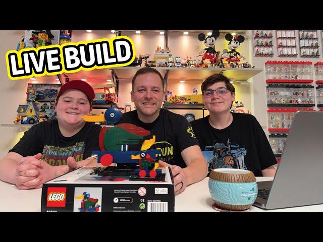 Live Build the LEGO House Wooden Duck Set with Us!