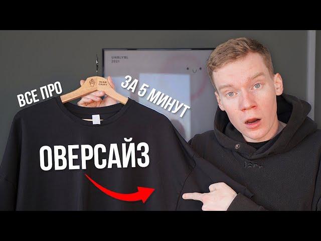 Что такое футболка оверсайз за 5 минут | Fjor