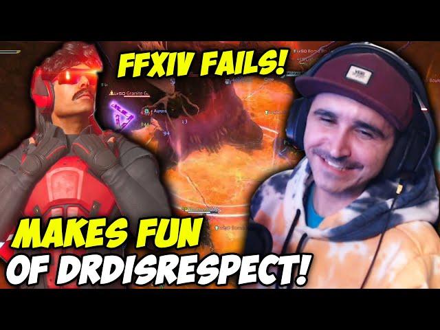 Summit1g MAKES FUN OF  DrDisrespect! + Hilarious FFXIV FAILS & MOMENTS!