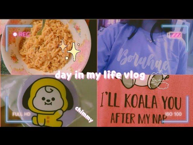 Vlog| food |Studying | shopping  | unboxing BTS merch + watch drama |