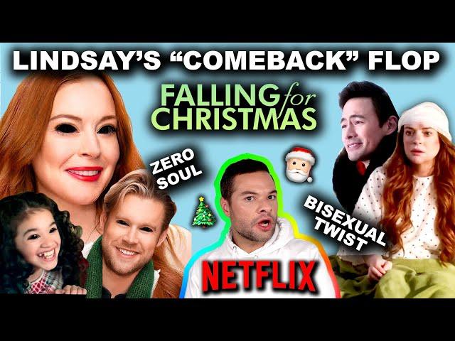 Lindsay Lohan's Christmas Movie is a TOTAL FAILURE (Falling for Christmas)