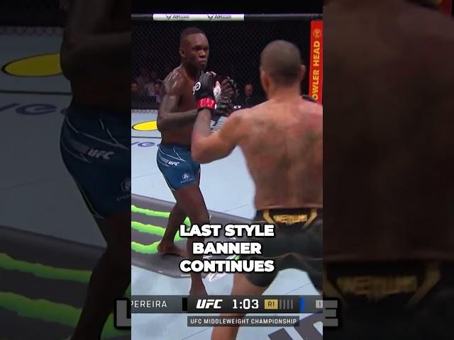 Adesanya's Round One Domination: Unpredictable Attack Style | FREE FIGHT