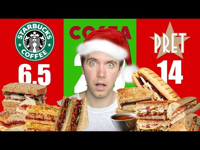 I Tried EVERY Café Chains Christmas Sandwich to find the best