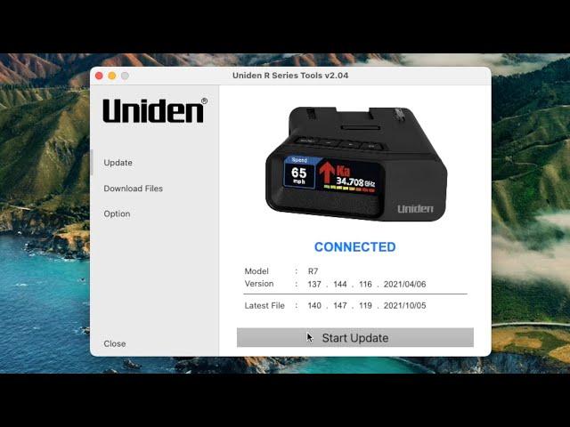 How to Update your Uniden R Series: New Update Software for the R7, R3, & R1 Radar Detectors