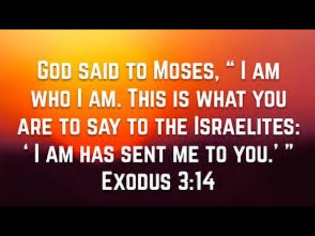 I AM WHO I AM #EXODUS314 #REVMARIOROSALES #THANKSGIVINGSPEAKER